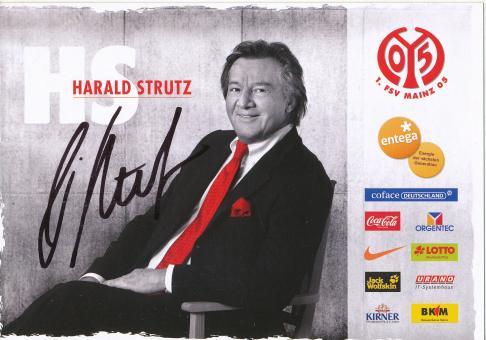 Harald Strutz   2009/2010  FSV Mainz 05  Fußball Autogrammkarte original signiert 