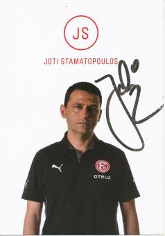 Joti Stamatopoulos  2014/2015  Fortuna Düsseldorf  Fußball Autogrammkarte original signiert 