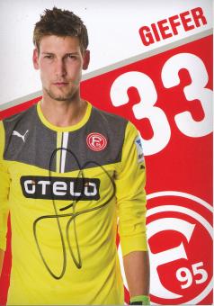Fabian Giefer  2013/2014  Fortuna Düsseldorf  Fußball Autogrammkarte original signiert 