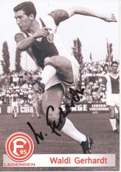 Waldemar Gerhardt  Legenden Fortuna Düsseldorf  Fußball Autogrammkarte original signiert 