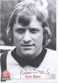 Kurt Büns  Legenden Fortuna Düsseldorf  Fußball Autogrammkarte original signiert 