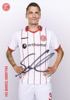 Marcel Sobottka  2017/2018  Fortuna Düsseldorf  Fußball Autogrammkarte original signiert 