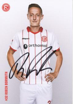 Robin Bormuth  2017/2018  Fortuna Düsseldorf  Fußball Autogrammkarte original signiert 