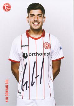 Gökhan Gül  2017/2018  Fortuna Düsseldorf  Fußball Autogrammkarte original signiert 