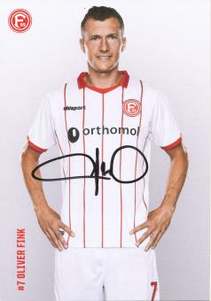Oliver Fink  2017/2018  Fortuna Düsseldorf  Fußball Autogrammkarte original signiert 