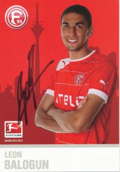 Leon Balogun  2012/2013  Fortuna Düsseldorf  Fußball Autogrammkarte original signiert 