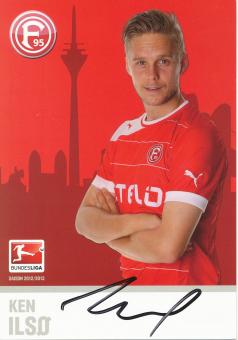 Ken Ilso  2012/2013  Fortuna Düsseldorf  Fußball Autogrammkarte original signiert 