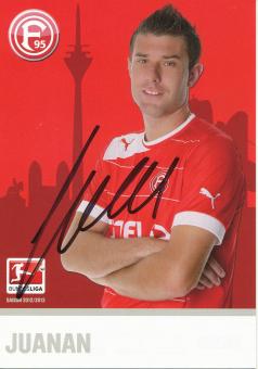 Juanan  2012/2013  Fortuna Düsseldorf  Fußball Autogrammkarte original signiert 