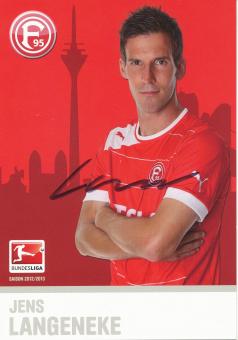 Jens Langeneke  2012/2013  Fortuna Düsseldorf  Fußball Autogrammkarte original signiert 