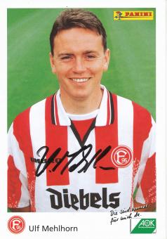 Ulf Mehlhorn  1996/1997  Fortuna Düsseldorf  Fußball Autogrammkarte original signiert 