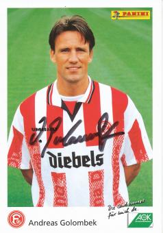 Andreas Golombek  1996/1997  Fortuna Düsseldorf  Fußball Autogrammkarte original signiert 