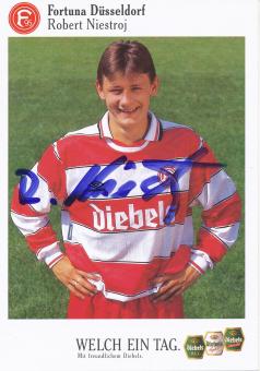 Robert Niestroj  1995/1996  Fortuna Düsseldorf  Fußball Autogrammkarte original signiert 