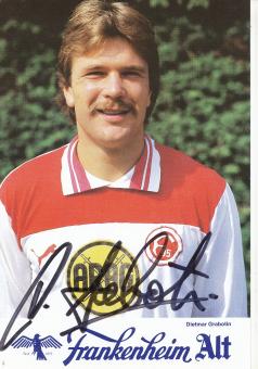 Dietmar Grabotin  1984/1985  Fortuna Düsseldorf  Fußball Autogrammkarte original signiert 