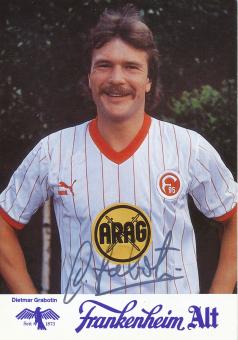 Dietmar Grabotin  1985/1986  Fortuna Düsseldorf  Fußball Autogrammkarte original signiert 