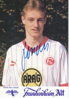 Henrik Ravn Jensen  1986/1987  Fortuna Düsseldorf  Fußball Autogrammkarte original signiert 