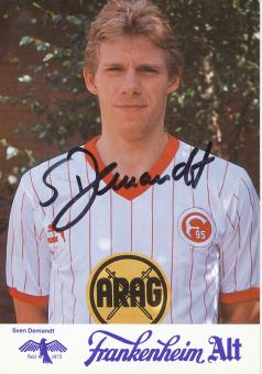 Sven Demandt  1985/1986  Fortuna Düsseldorf  Fußball Autogrammkarte original signiert 
