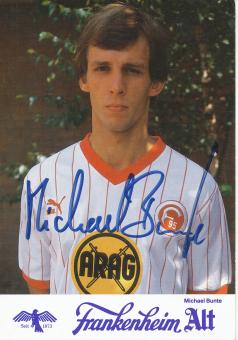 Michael Bunte  1985/1986  Fortuna Düsseldorf  Fußball Autogrammkarte original signiert 