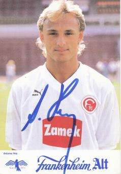 Antonie Hey  1989/1990  Fortuna Düsseldorf  Fußball Autogrammkarte original signiert 