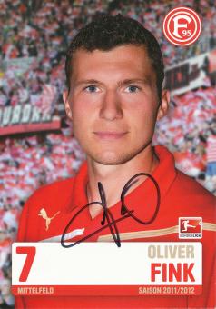 Oliver Fink   2011/2012  Fortuna Düsseldorf  Fußball Autogrammkarte original signiert 