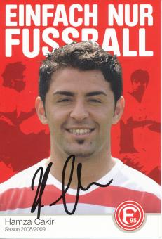 Hamza Cakir   2008/2009  Fortuna Düsseldorf  Fußball Autogrammkarte original signiert 