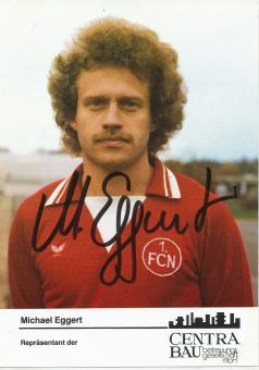 Michael Eggert  1981/1982  FC Nürnberg  Fußball Autogrammkarte original signiert 
