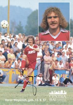 Horst Weyerich  1982/1983  FC Nürnberg  Fußball Autogrammkarte original signiert 