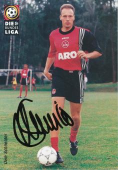 Uwe Schneider  1997/1998  FC Nürnberg  Fußball Autogrammkarte original signiert 