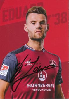 Eduard Löwen  2017/2018  FC Nürnberg  Fußball Autogrammkarte original signiert 