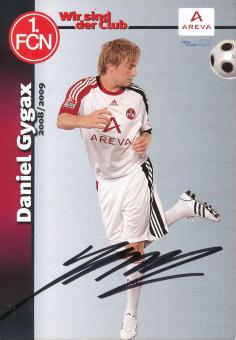 Daniel Gygax  2008/2009  FC Nürnberg  Fußball Autogrammkarte original signiert 