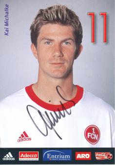 Kai Michalke  2002/2003  FC Nürnberg  Fußball Autogrammkarte original signiert 