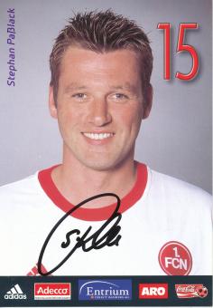Stephan Paßlack  2002/2003  FC Nürnberg  Fußball Autogrammkarte original signiert 