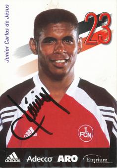Junior Carlos de Jesus 2001/2002  FC Nürnberg  Fußball Autogrammkarte original signiert 