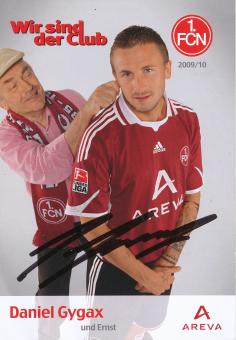 Daniel Gygax  2009/2010  FC Nürnberg  Fußball Autogrammkarte original signiert 