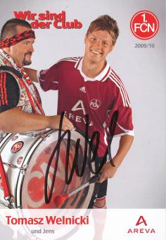 Tomasz Welnicki  2009/2010  FC Nürnberg  Fußball Autogrammkarte original signiert 