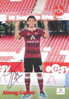Almog Cohen  2011/2012  FC Nürnberg  Fußball Autogrammkarte original signiert 