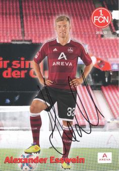 Alexander Esswein  2011/2012  FC Nürnberg  Fußball Autogrammkarte original signiert 