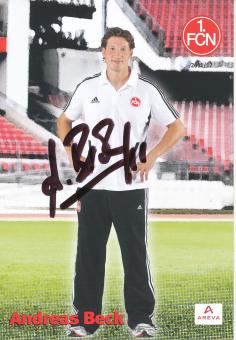 Andreas Beck  2011/2012  FC Nürnberg  Fußball Autogrammkarte original signiert 