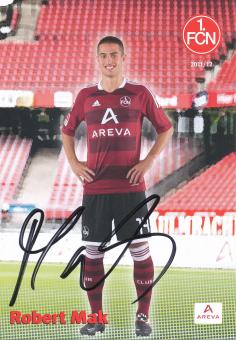 Robert Mak  2011/2012  FC Nürnberg  Fußball Autogrammkarte original signiert 
