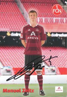 Manuel Zeitz  2011/2012  FC Nürnberg  Fußball Autogrammkarte original signiert 