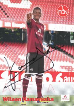 Wilson Kamayuaka  2011/2012  FC Nürnberg  Fußball Autogrammkarte original signiert 