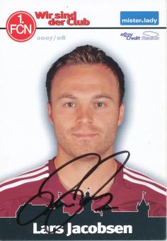 Lars Jacobsen  2007/2008  FC Nürnberg  Fußball Autogrammkarte original signiert 