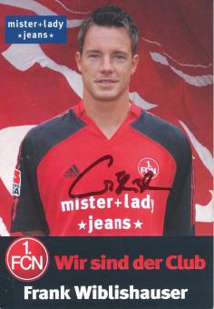 Frank Wiblishauser  2005/2006  FC Nürnberg  Fußball Autogrammkarte original signiert 