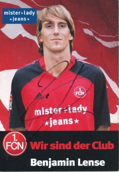 Benjamin Lense  2005/2006  FC Nürnberg  Fußball Autogrammkarte original signiert 