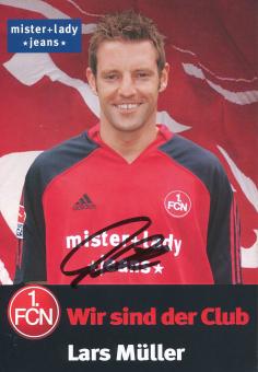 Lars Müller  2005/2006  FC Nürnberg  Fußball Autogrammkarte original signiert 