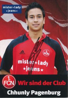 Chhunly Pagenburg  2005/2006  FC Nürnberg  Fußball Autogrammkarte original signiert 