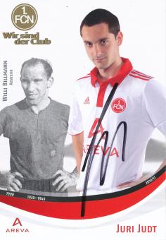 Juri Judt  2010/2011  FC Nürnberg  Fußball Autogrammkarte original signiert 