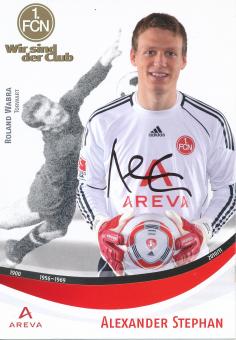 Alexander Stephan  2010/2011  FC Nürnberg  Fußball Autogrammkarte original signiert 