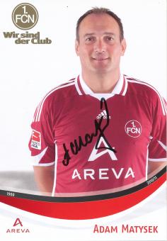 Adam Matysek  2010/2011  FC Nürnberg  Fußball Autogrammkarte original signiert 