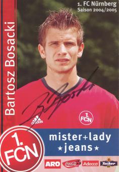 Bartosz Bosacki  2004/2005  FC Nürnberg  Fußball Autogrammkarte original signiert 