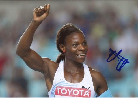 Amantle Montsho  Botswana  400m WM 2013 Leichtathletik Foto original signiert 